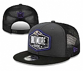 Baltimore Ravens Team Logo Adjustable Hat YD (7),baseball caps,new era cap wholesale,wholesale hats